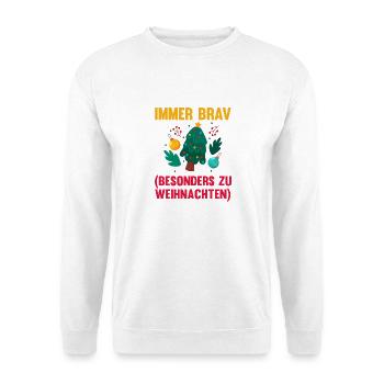 Weihnachtsmann Weihnachtszeit Weihnachts - Unisex Pullover - Weiß - Vorne