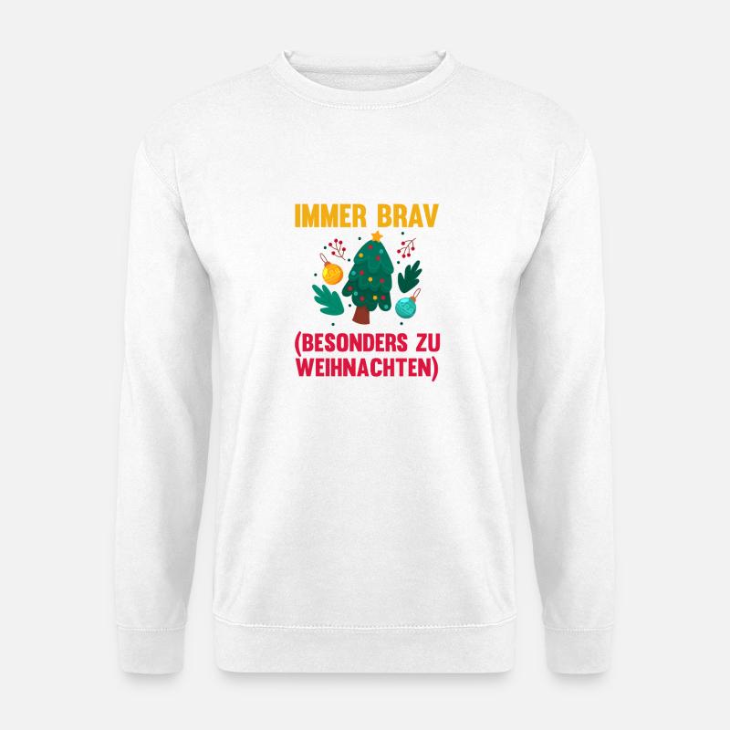 Weihnachtsmann Weihnachtszeit Weihnachts - Unisex Pullover - Weiß