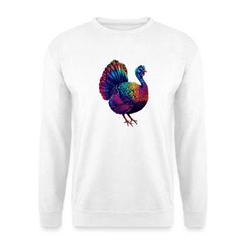Dinde Poules Oiseaux Dinde - Sweat-shirt Unisexe - blanc - Devant