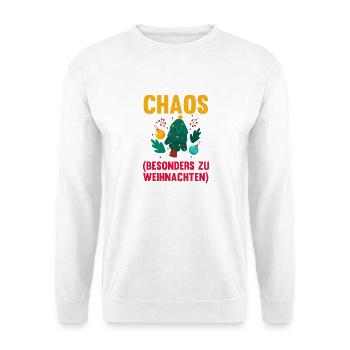 Weihnachtsmann Weihnachtszeit Weihnachts - Unisex Pullover - Weiß - Vorne
