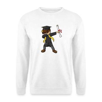 Dabbing Graduate Kids Graduation Class 2026 - Unisex Sweatshirt - white - Front
