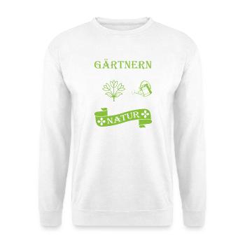 Garden Gardening Hobby Gardener Allotment Garden Funny - Unisex Sweatshirt - white - Front