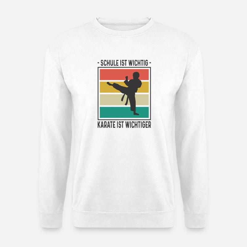Kinder Karate Training Geschenke - Unisex Pullover - Weiß
