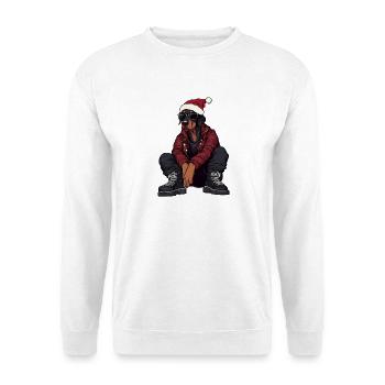 Doberman Dog Christmas Winter - Unisex Sweatshirt - white - Front