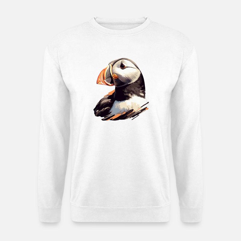 Puffin Papageientaucher - Unisex Pullover - Weiß