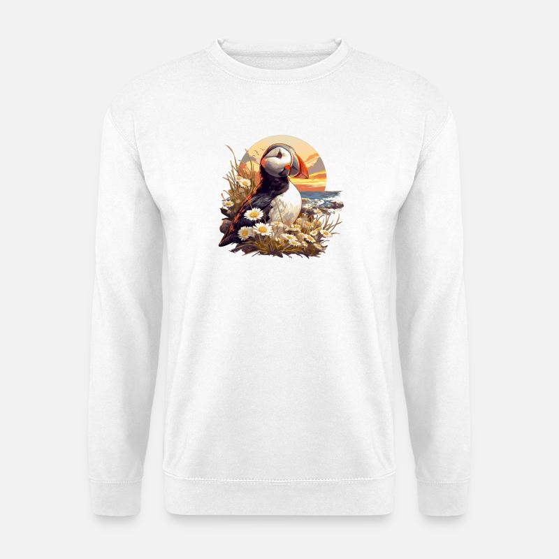 Puffin Papageientaucher - Unisex Sweatshirt - white