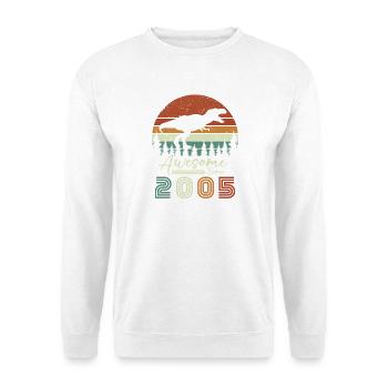 awsome_since_dinaseur_2005 - Unisex Sweatshirt - white - Front