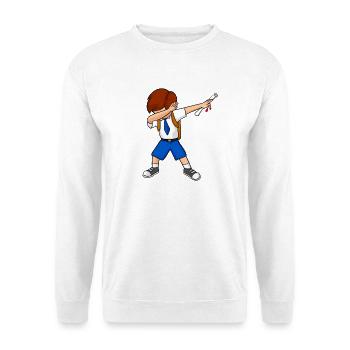 Dabbing Graduation Kid Diploma School Student - Unisex Sweatshirt - white - Front