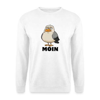 Mouette - Moin - Mer du Nord - Cadeau - Sweat-shirt Unisexe - blanc - Devant