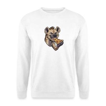 Süße Cartoon Pizza Liebhaber Italienisch Essen - Unisex Pullover - Weiß - Vorne