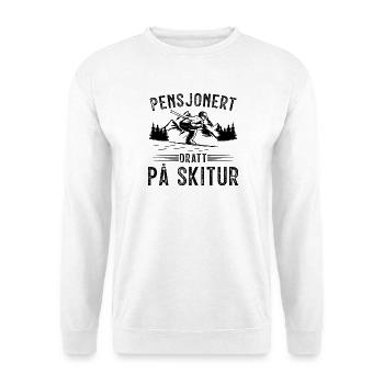Retired Taken On Ski Vacation - Unisex Sweatshirt - white - Front