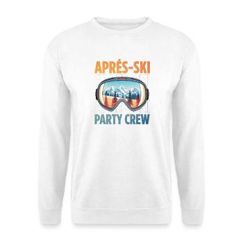 Après Ski Party Record - Sweat-shirt Unisexe - blanc - Devant