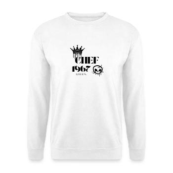 Édition Chef 1967 58 Déclaration d’anniversaire - Sweat-shirt Unisexe - blanc - Devant