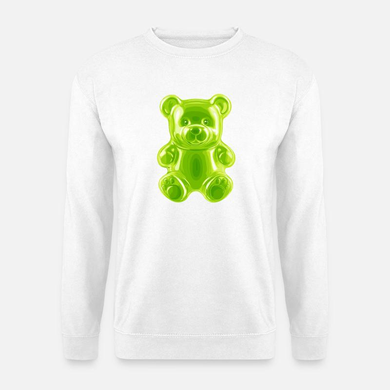Grüner Gummbär - Unisex Pullover - Weiß
