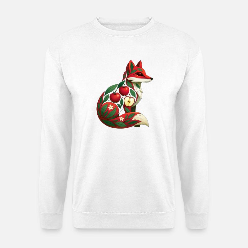 Fox Apple - Unisex Sweatshirt - white