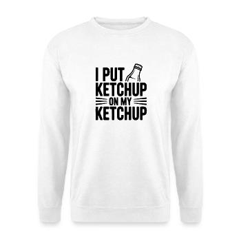 J’ai mis du ketchup sur mon ketchup - Sweat-shirt Unisexe - blanc - Devant