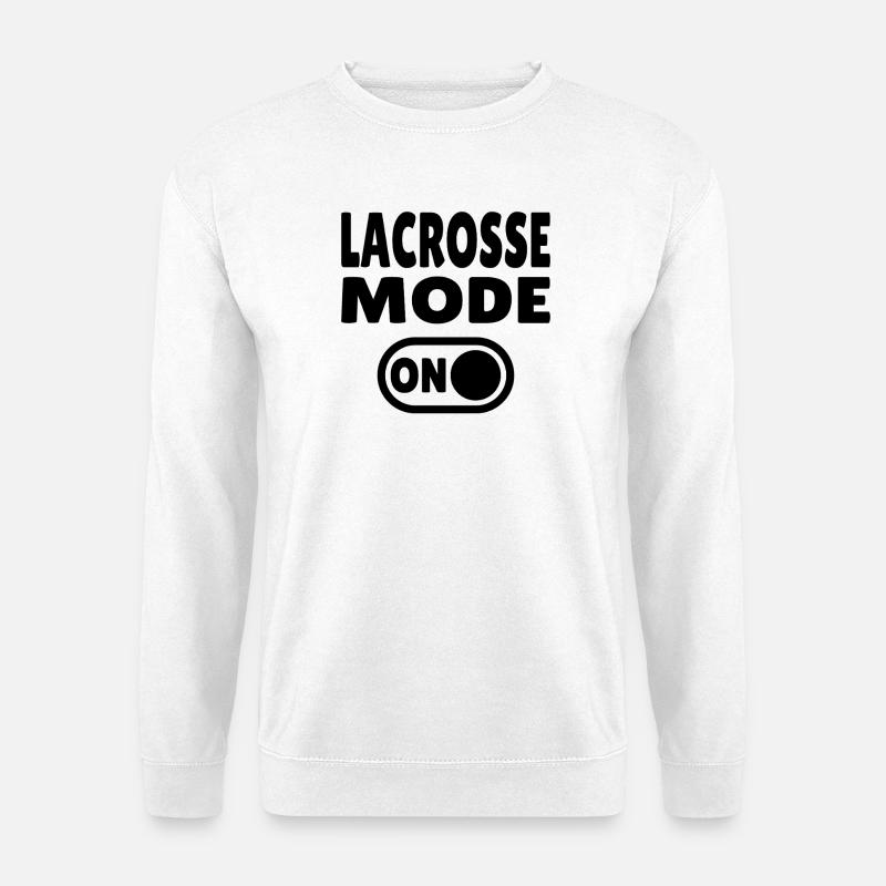 Lacrosse Mode ON  - Unisex Pullover - Weiß