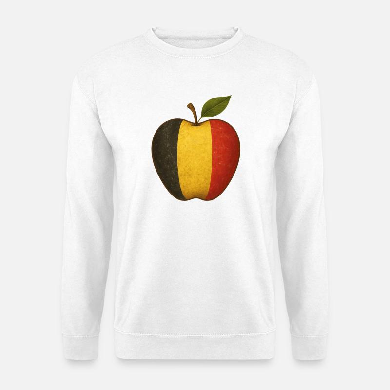 Belgien - Unisex Pullover - Weiß