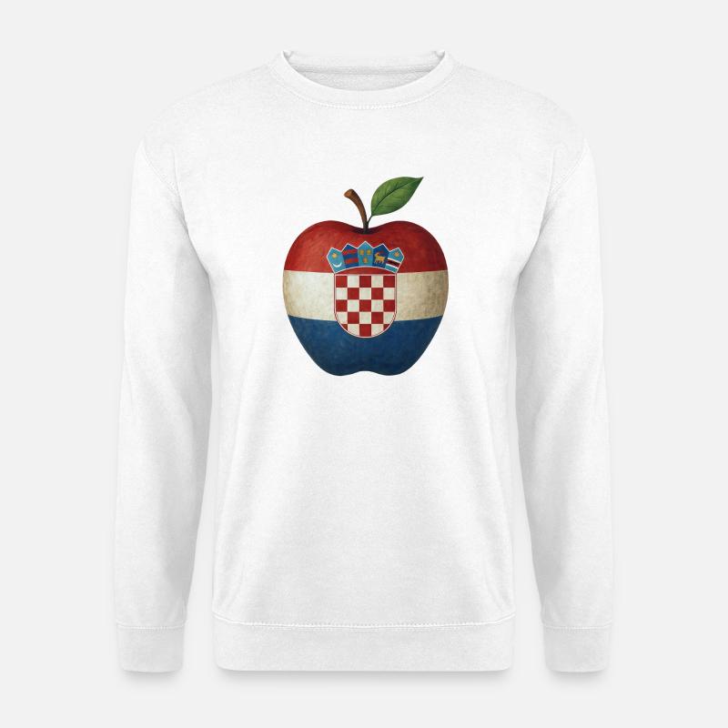 Kroatien - Unisex Pullover - Weiß