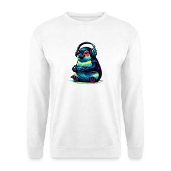 Pengiun Gaming Jeux vidéo Animaux Drôles Pengiun - Sweat-shirt Unisexe - blanc - Devant