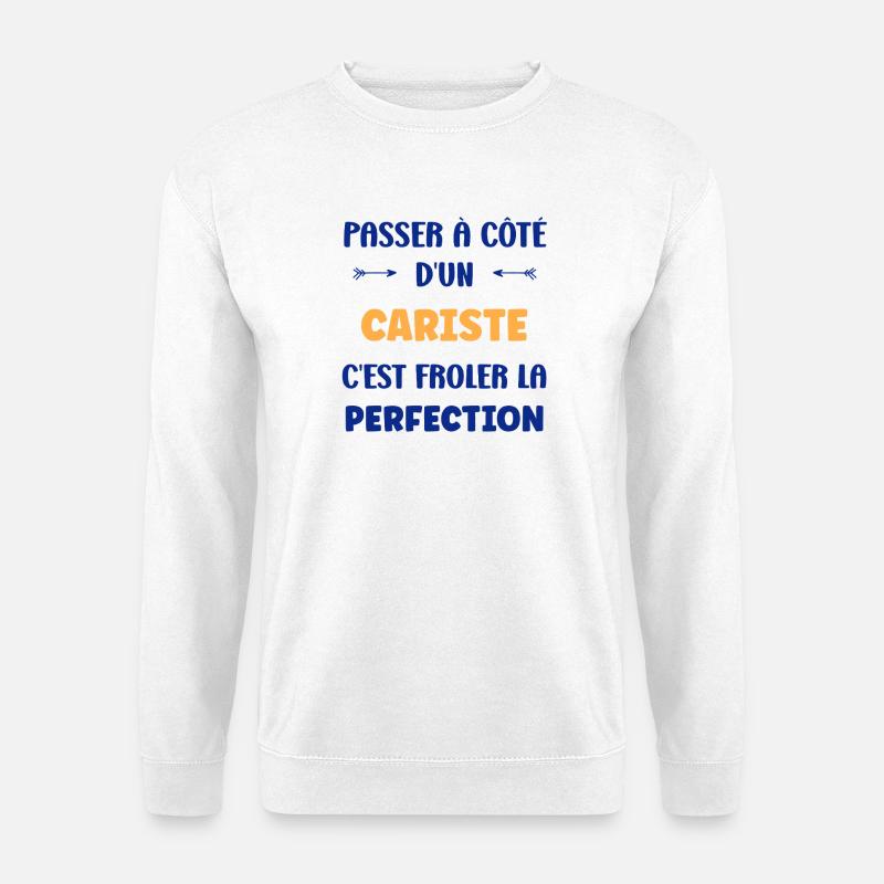 Perfekter Gabelstaplerfahrer in Aktion - Unisex Pullover - Weiß