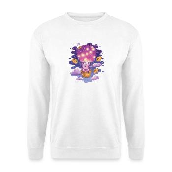 Bear balloon in cookie heaven - Unisex Sweatshirt - white - Front