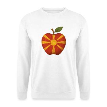 Nordmazedonien - Unisex Pullover - Weiß - Vorne