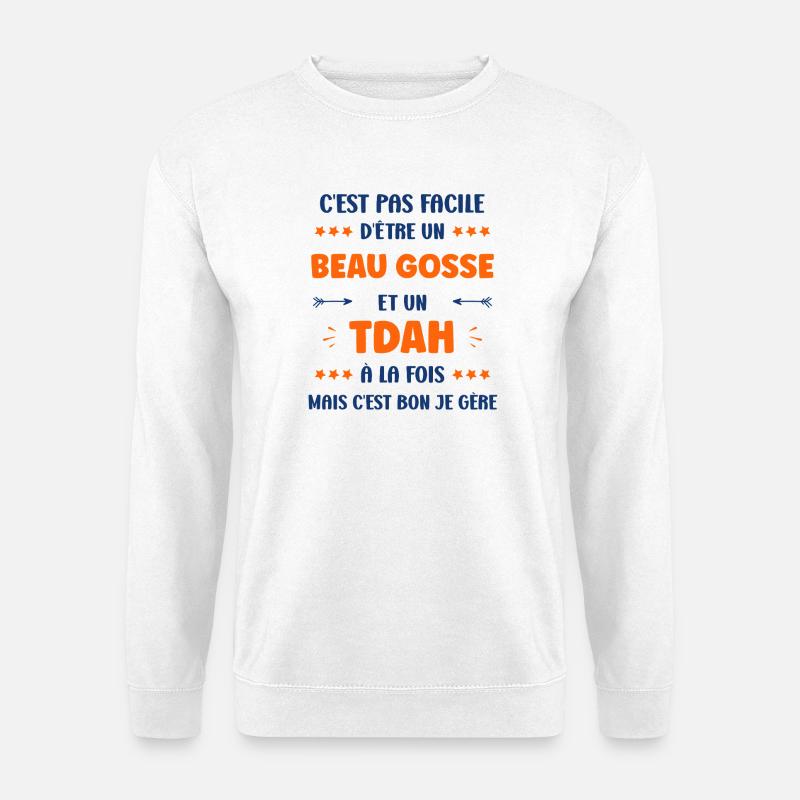 ADHS - Unisex Pullover - Weiß