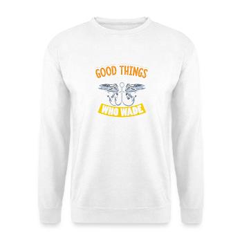Angler Fischer Angeln Sportfischer - Unisex Pullover - Weiß - Vorne