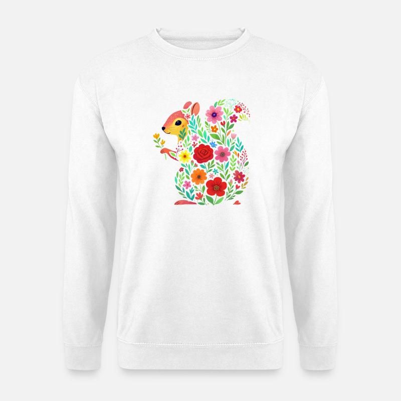 Squirrel - Unisex Sweatshirt - white