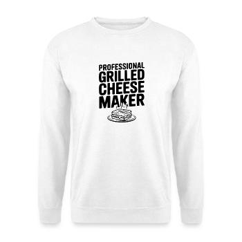 Professioneller Käsegegrillter - Unisex Pullover - Weiß - Vorne