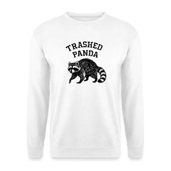 Panda détruit - Sweat-shirt Unisexe - blanc - Devant