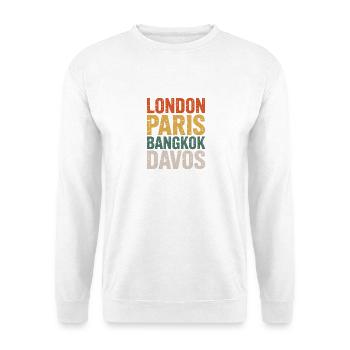 Davos - Sweat-shirt Unisexe - blanc - Devant