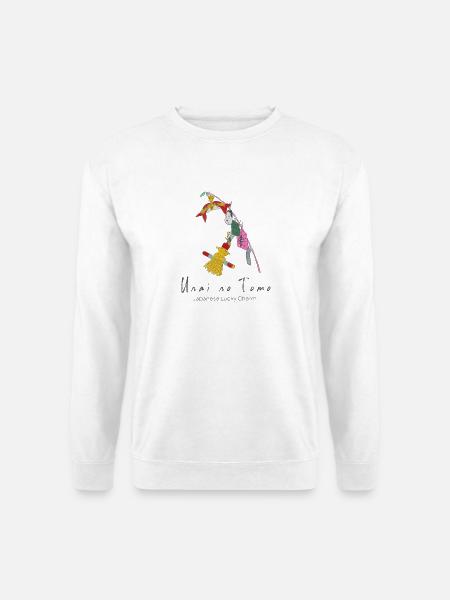 Unai no Tomo - Lucky Charm Garland Japanese craft - Unisex Sweatshirt - white