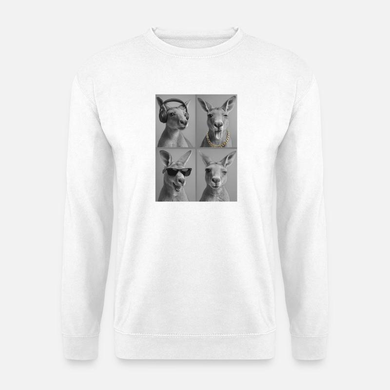 Kangaroo - Unisex Sweatshirt - white