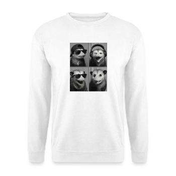 opossum - Unisex Sweatshirt - white - Front