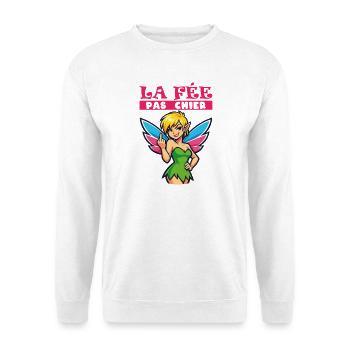 Rebel Fairy The Fairy Who Doesn't Shit - Unisex Sweatshirt - white - Front