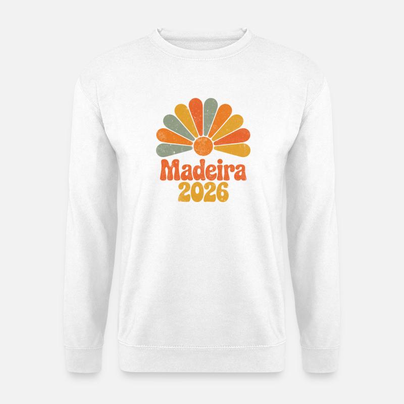 Madeira 2026 Sonnenburst - Unisex Pullover - Weiß