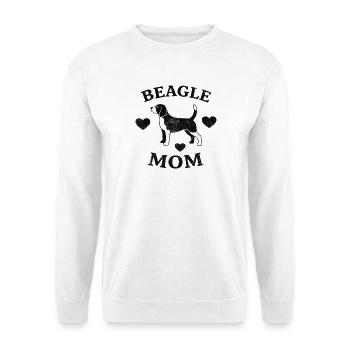 Beagle Mom - Unisex Sweatshirt - white - Front
