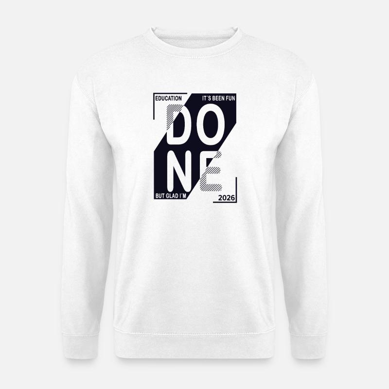 Done 2026 – Training completed design - Unisex Sweatshirt - white