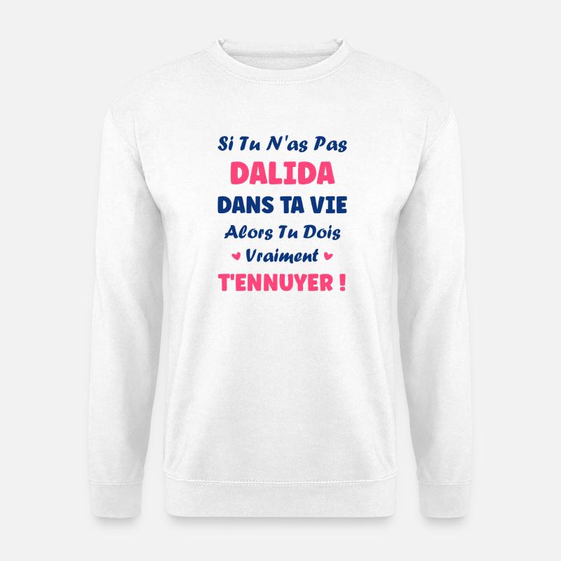 Dalida - Unisex Pullover - Weiß