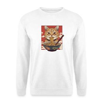 Cat Ramen Master - Unisex Sweatshirt - white - Front