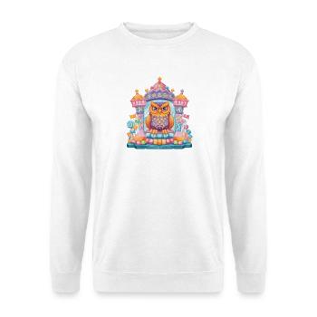 Sugar King Owl Throne - Unisex Sweatshirt - white - Front