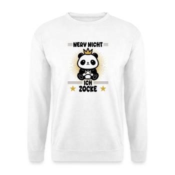 Ne t’énerve pas ! Je joue - Sweat-shirt Unisexe - blanc - Devant