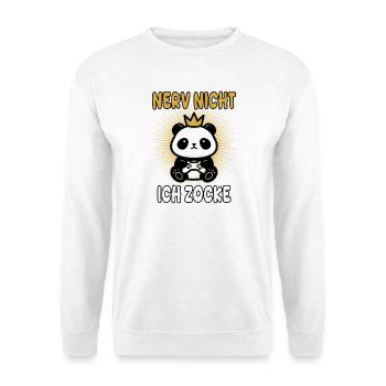 Gamer - Nerve not I gamble - Unisex Sweatshirt - white - Front