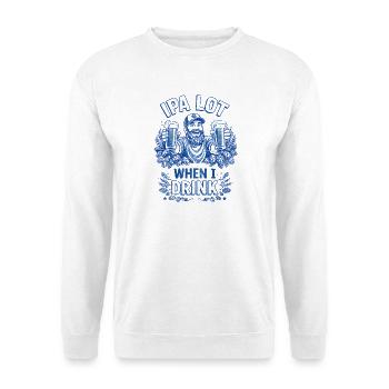 IPA Lot Prost Bearded Biertrinker - Unisex Pullover - Weiß - Vorne