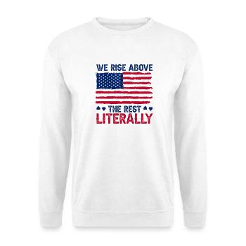 Elevator Technician Rise Above The Rest Literally - Unisex Sweatshirt - white - Front