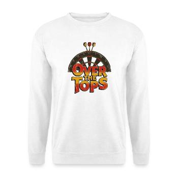Darts Fun Hoodie funny motif double twenty - Unisex Sweatshirt - white - Front