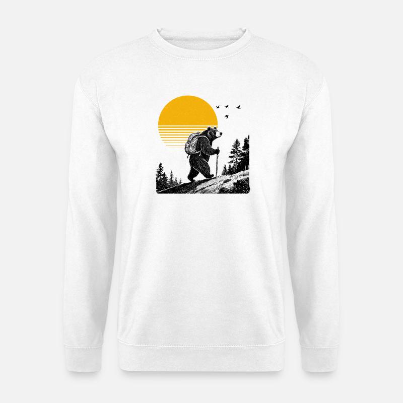 Wander Bear - Unisex Sweatshirt - white