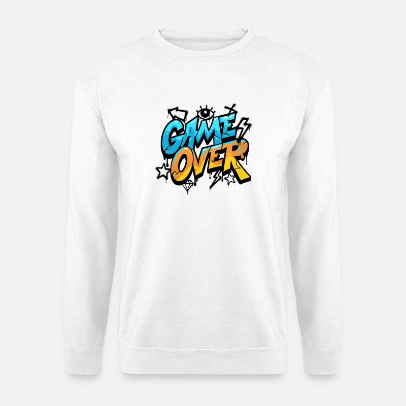Game Over Graffiti Neon - Unisex Sweatshirt - white